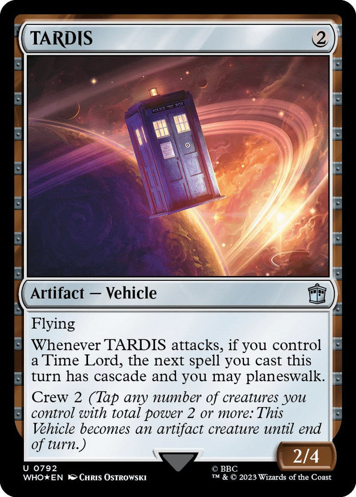 TARDIS (Surge Foil) [Doctor Who] Magic: The Gathering