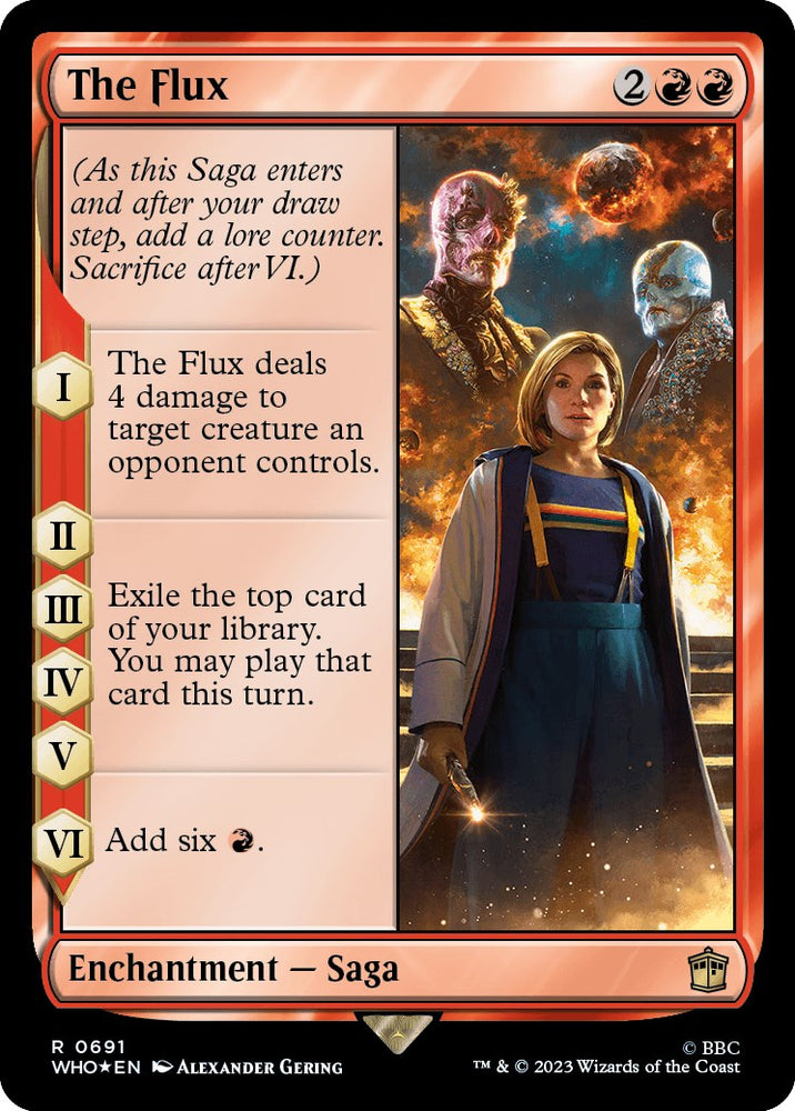 The Flux (Surge Foil) [Doctor Who] Magic: The Gathering
