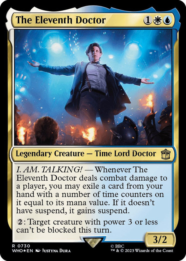 The Eleventh Doctor (Surge Foil) [Doctor Who] Magic: The Gathering