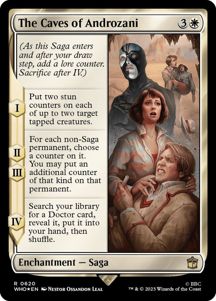 The Caves of Androzani (Surge Foil) [Doctor Who] Magic: The Gathering