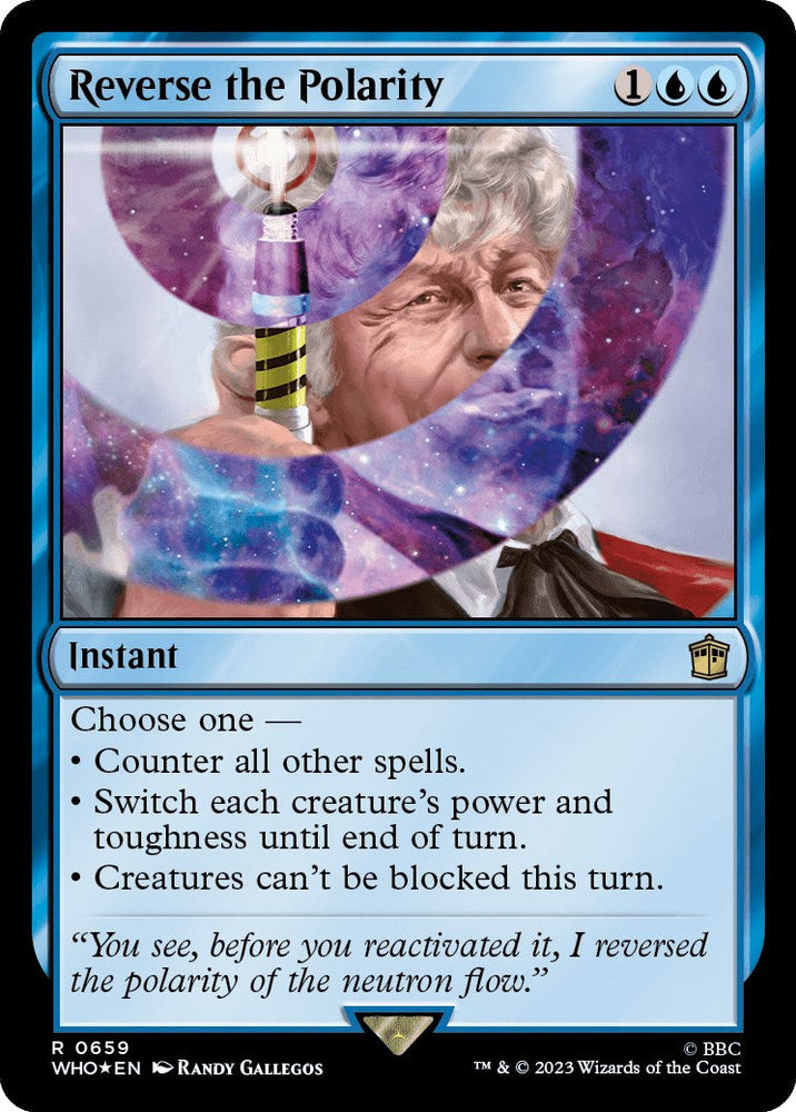 Reverse the Polarity (Surge Foil) [Doctor Who] Magic: The Gathering
