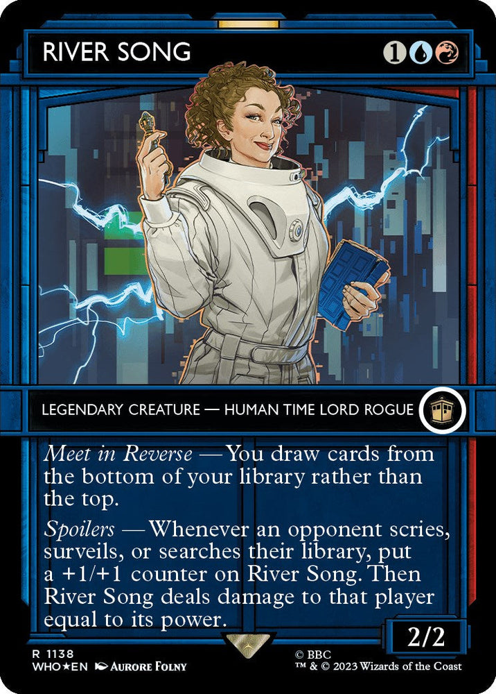 RIVER SONG (Showcase) (Surge Foil) [Doctor Who] Magic: The Gathering