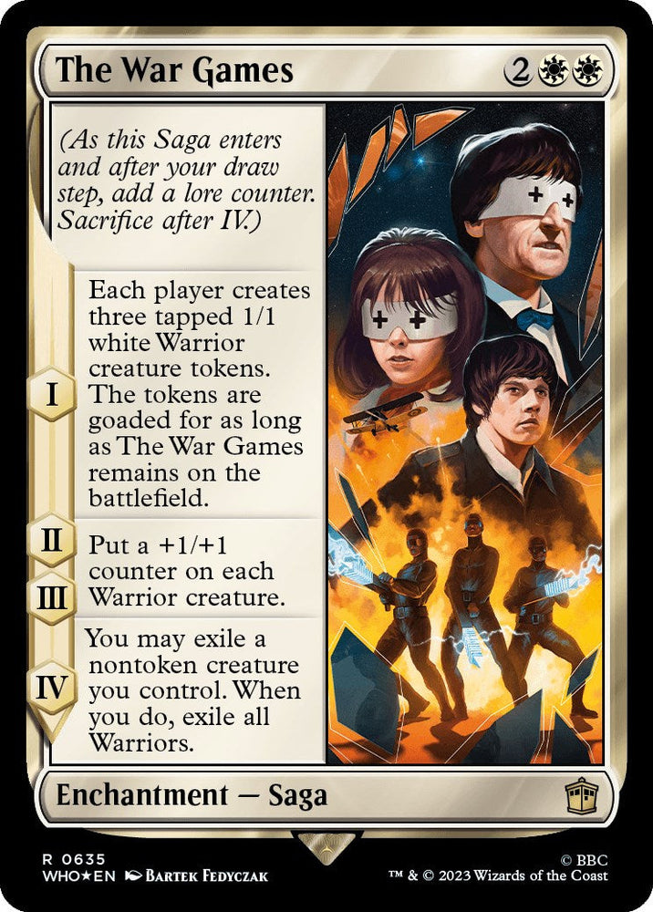 The War Games (Surge Foil) [Doctor Who] Magic: The Gathering