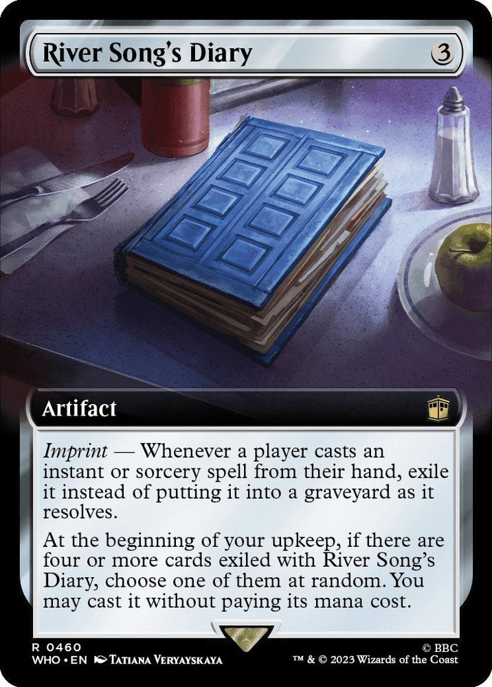 River Song's Diary (Extended Art) [Doctor Who] Magic: The Gathering