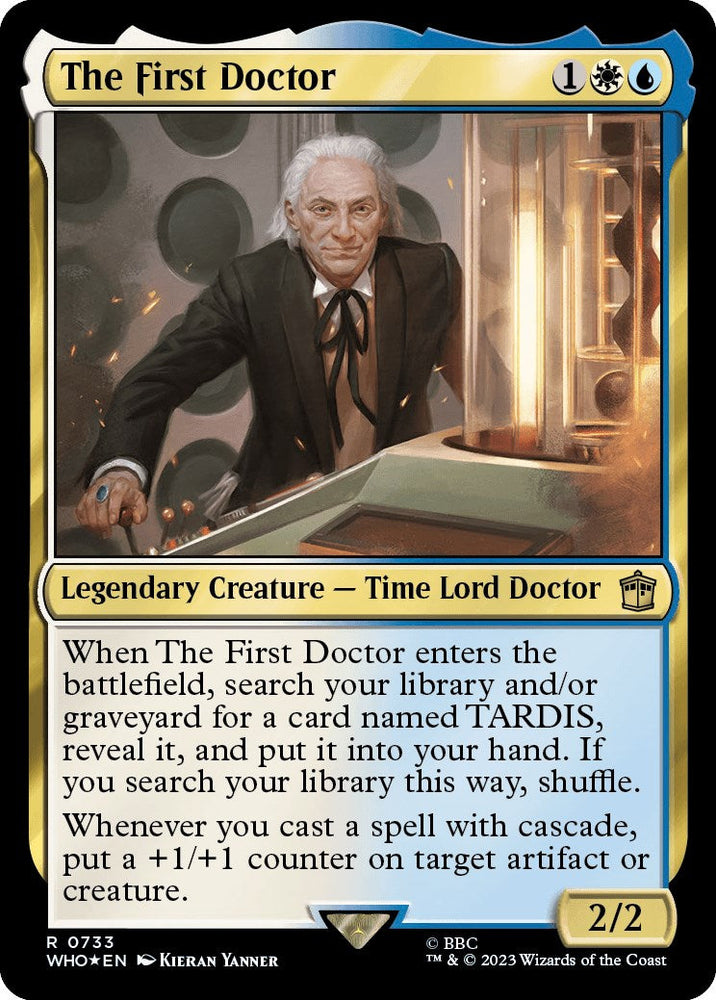The First Doctor (Surge Foil) [Doctor Who] Magic: The Gathering