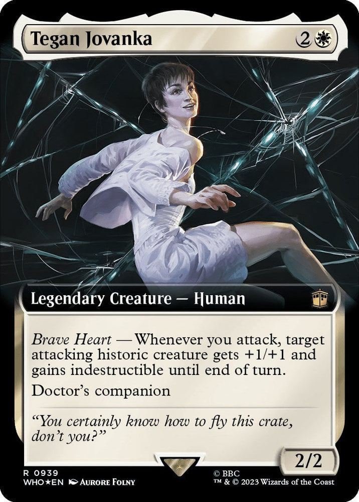 Tegan Jovanka (Extended Art) (Surge Foil) [Doctor Who] Magic: The Gathering