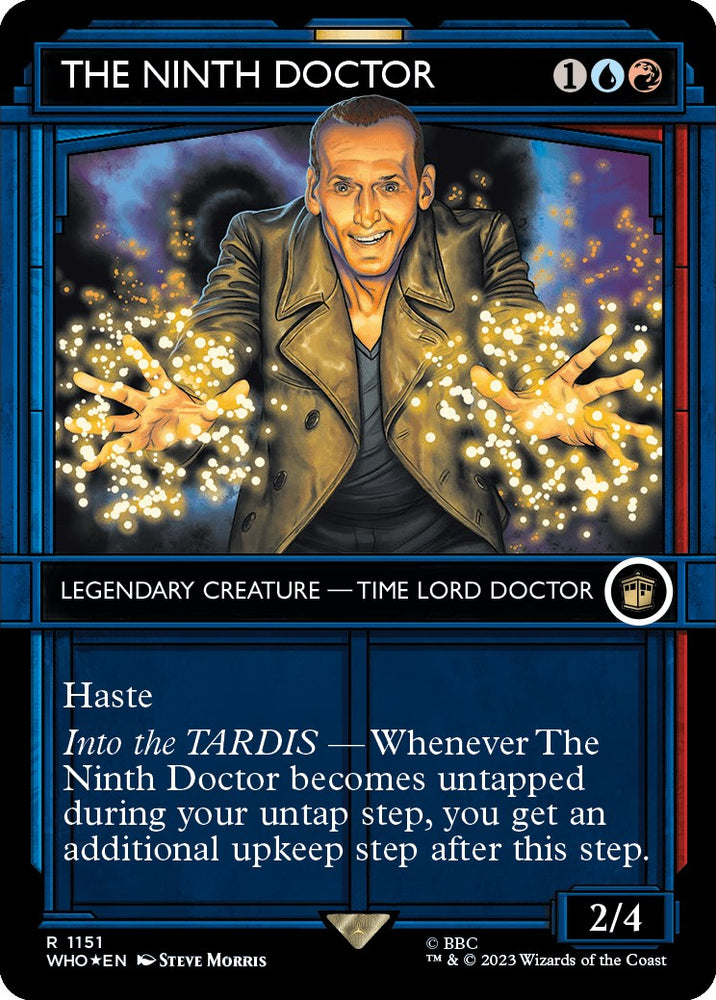 The Ninth Doctor (Showcase) (Surge Foil) [Doctor Who] Magic: The Gathering