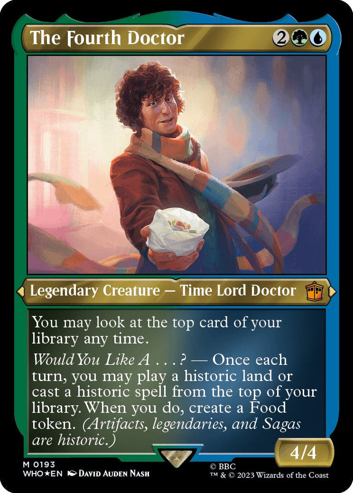 The Fourth Doctor (Display Commander) [Doctor Who] Magic: The Gathering