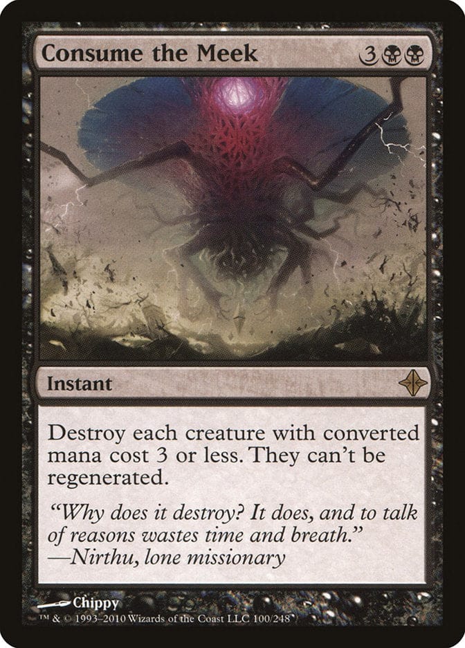 Consume the Meek [Rise of the Eldrazi] Magic: The Gathering