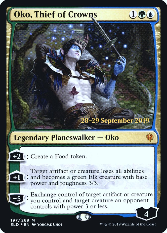 Oko, Thief of Crowns [Throne of Eldraine Prerelease Promos] Magic: The Gathering
