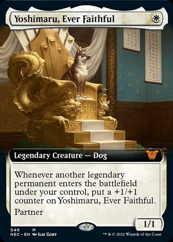 Yoshimaru, Ever Faithful (Extended Art) [Kamigawa: Neon Dynasty Commander] Magic: The Gathering