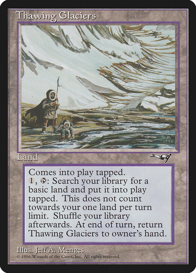 Thawing Glaciers [Alliances] Magic: The Gathering