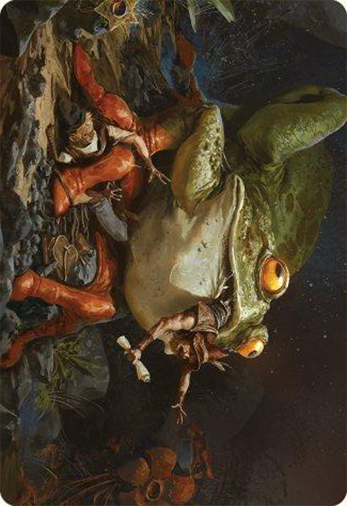 Rampant Frogantua Art Card [Modern Horizons 3 Art Series] Magic: The Gathering