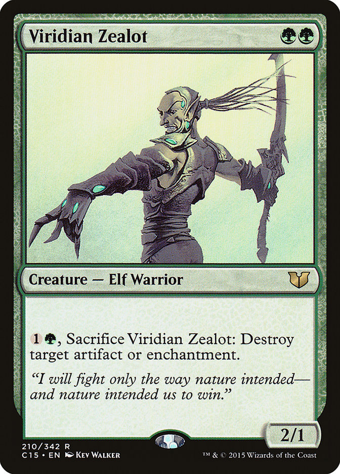 Viridian Zealot [Commander 2015] Magic: The Gathering
