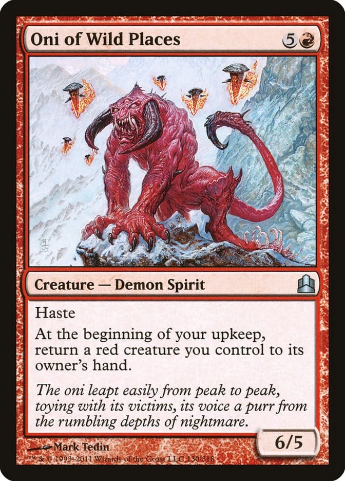 Oni of Wild Places [Commander 2011] Magic: The Gathering