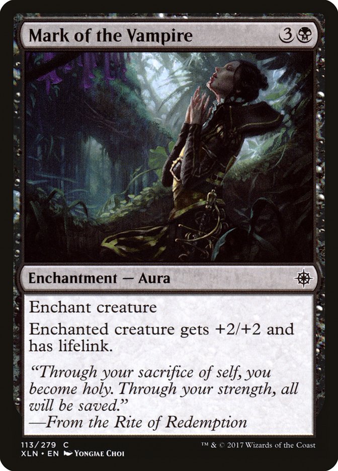 Mark of the Vampire [Ixalan] Magic: The Gathering
