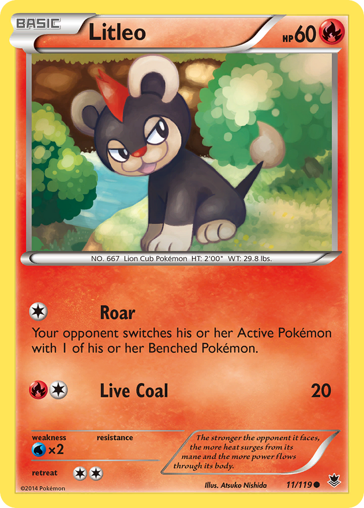 Litleo (11/119) [XY: Phantom Forces] Pokémon
