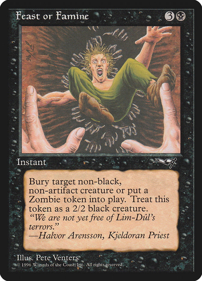 Feast or Famine (Falling) [Alliances] Magic: The Gathering