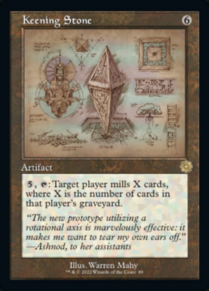 Keening Stone (Retro Schematic) [The Brothers' War Retro Artifacts] Magic: The Gathering