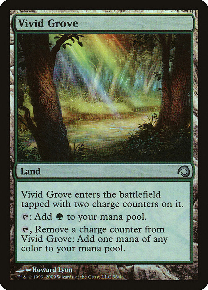 Vivid Grove [Premium Deck Series: Slivers] Magic: The Gathering