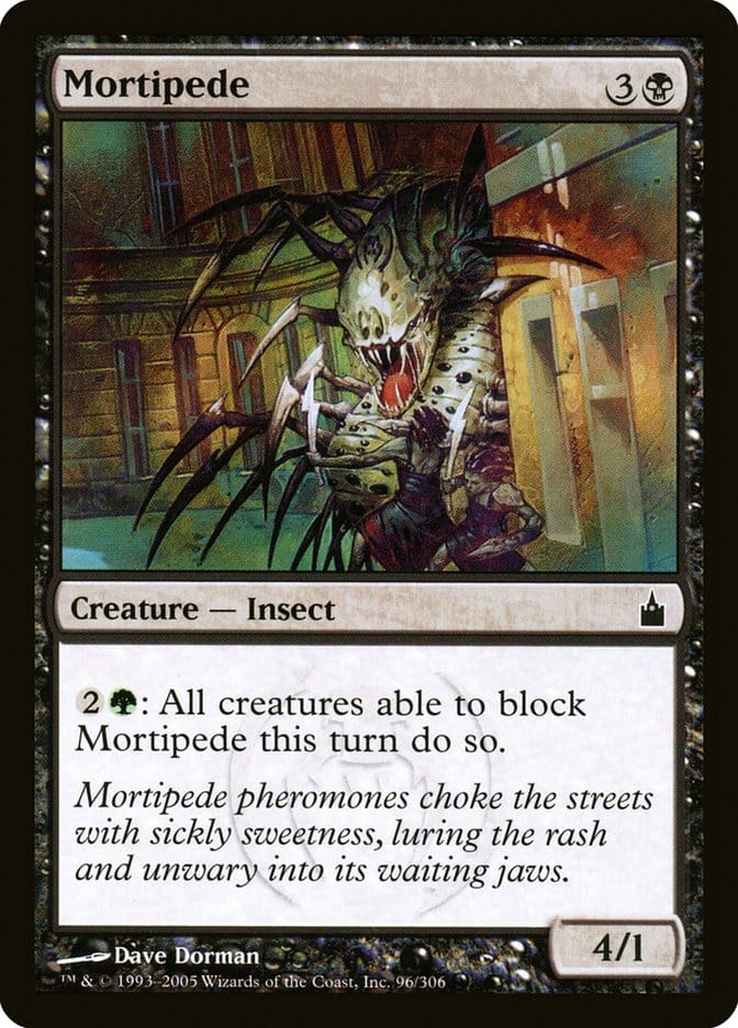 Mortipede [Ravnica: City of Guilds] Magic: The Gathering