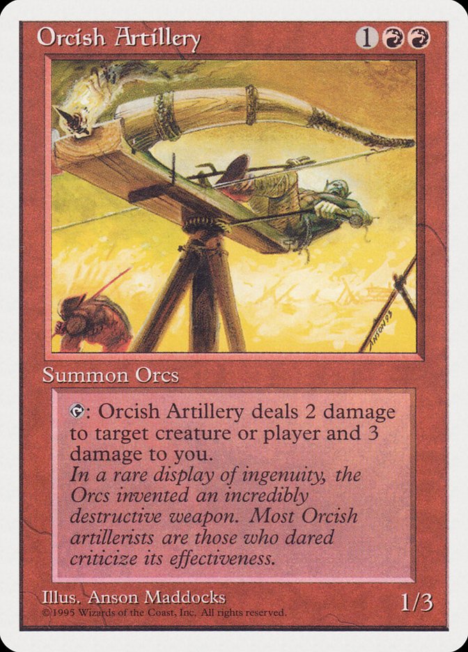 Orcish Artillery [Rivals Quick Start Set] Magic: The Gathering