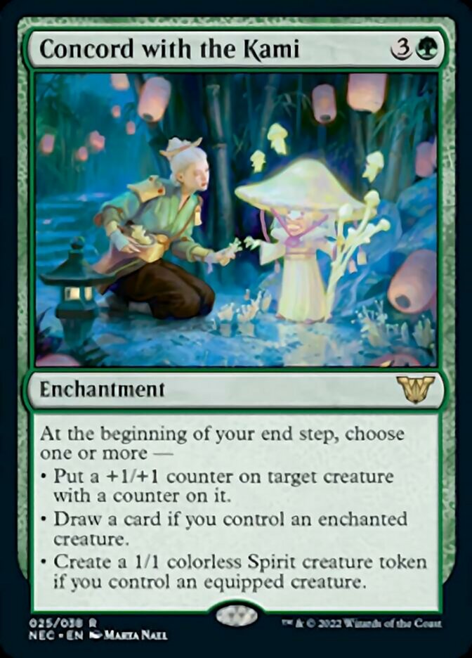 Concord with the Kami [Kamigawa: Neon Dynasty Commander] Magic: The Gathering