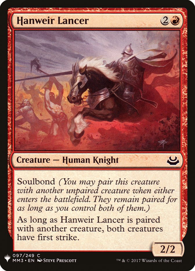 Hanweir Lancer [Mystery Booster] Magic: The Gathering