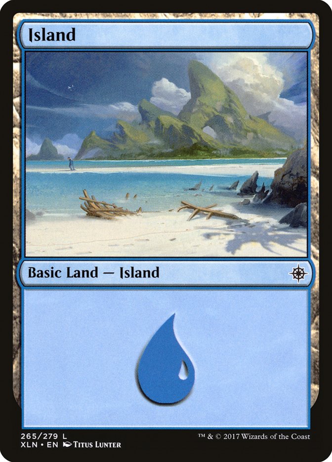 Island (265) [Ixalan] Magic: The Gathering
