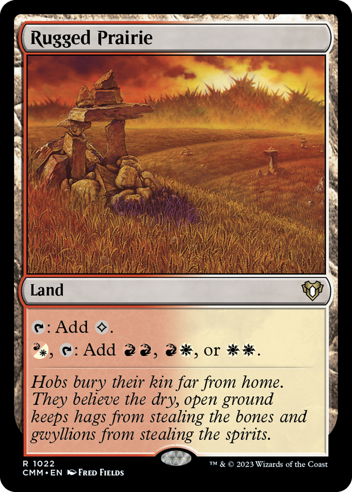 Rugged Prairie [Commander Masters] Magic: The Gathering