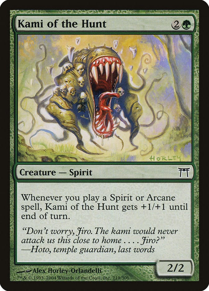 Kami of the Hunt [Champions of Kamigawa] Magic: The Gathering