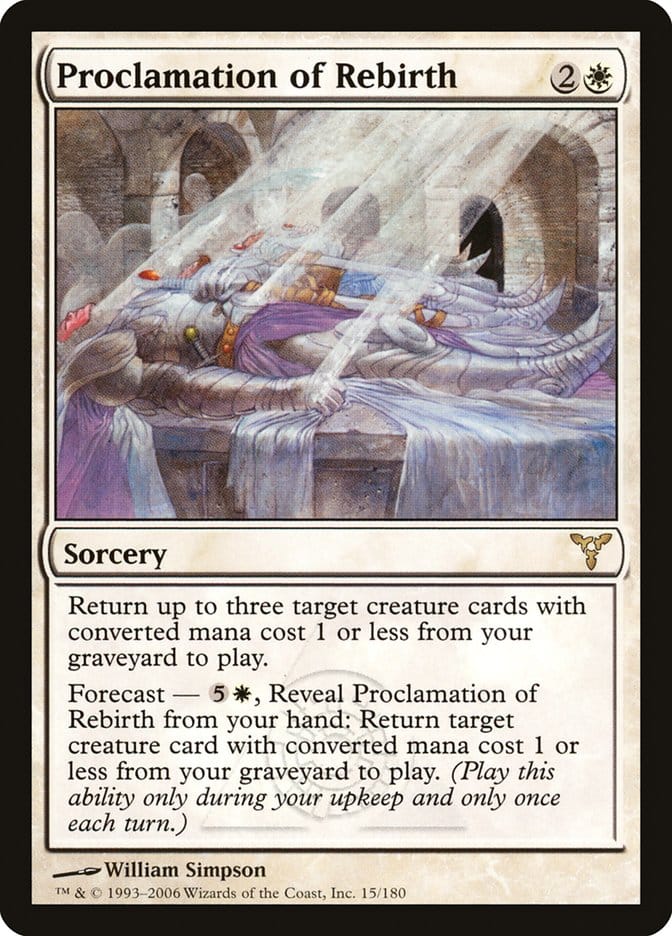Proclamation of Rebirth [Dissension] Magic: The Gathering