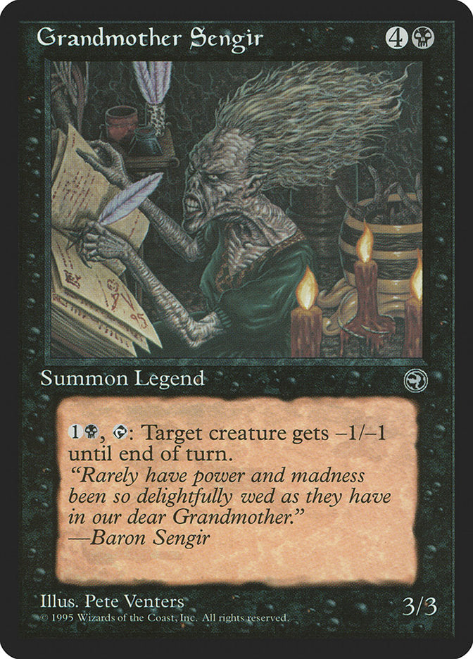 Grandmother Sengir [Homelands] Magic: The Gathering