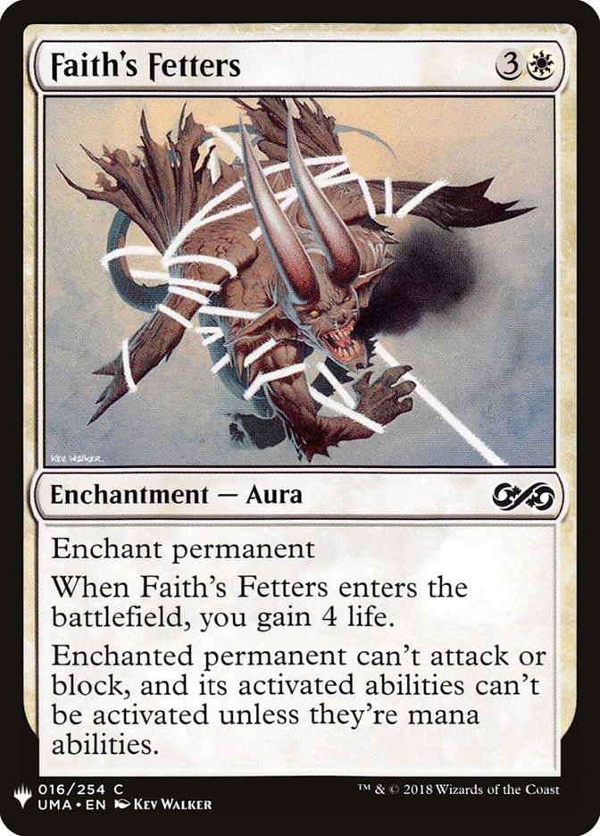 Faith's Fetters [Mystery Booster] Magic: The Gathering