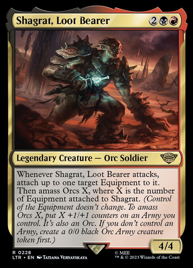 Shagrat, Loot Bearer [The Lord of the Rings: Tales of Middle-Earth] Magic: The Gathering