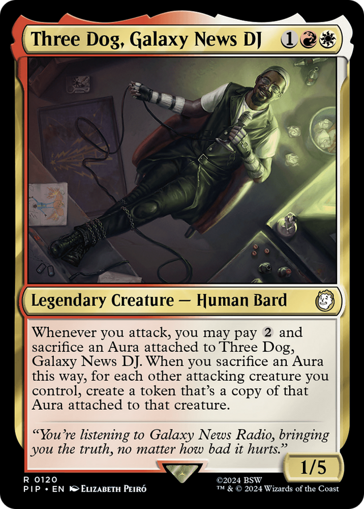 Three Dog, Galaxy News DJ [Fallout] Magic: The Gathering