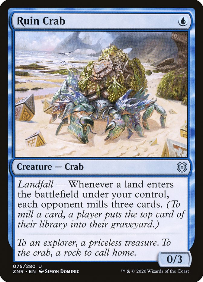 Ruin Crab [Zendikar Rising] Magic: The Gathering