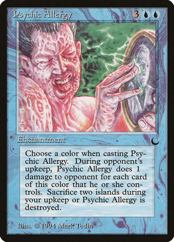 Psychic Allergy [The Dark] Magic: The Gathering