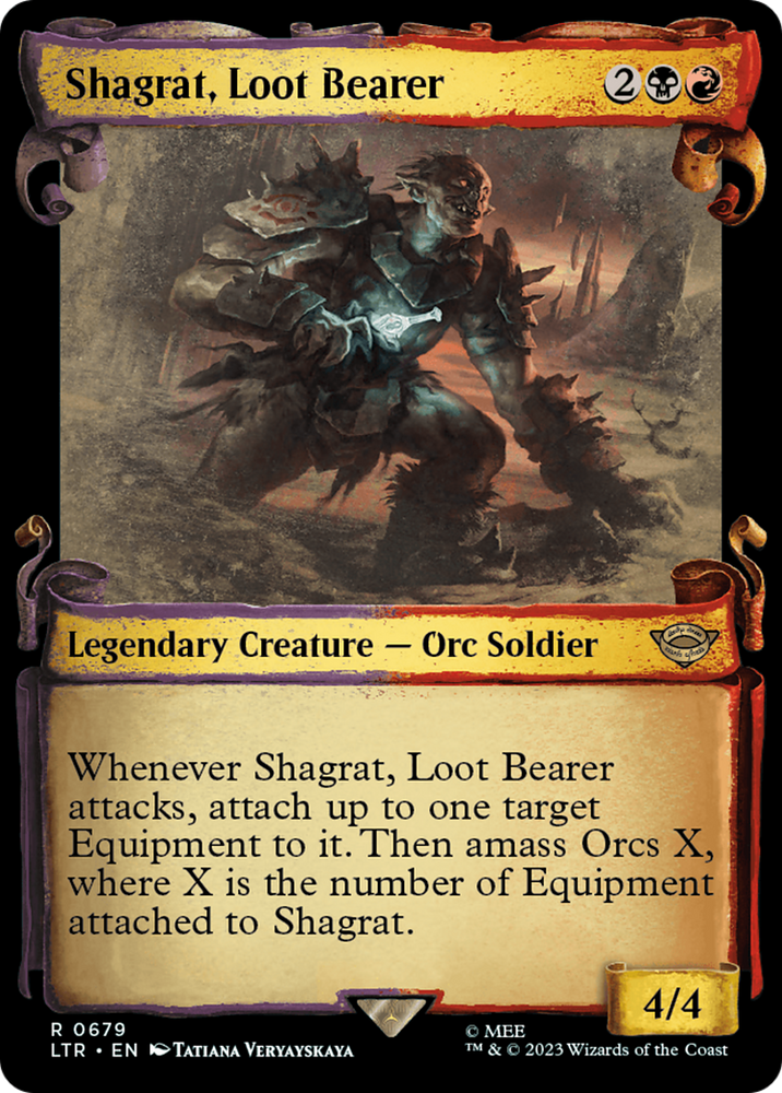 Shagrat, Loot Bearer [The Lord of the Rings: Tales of Middle-Earth Showcase Scrolls] Magic: The Gathering