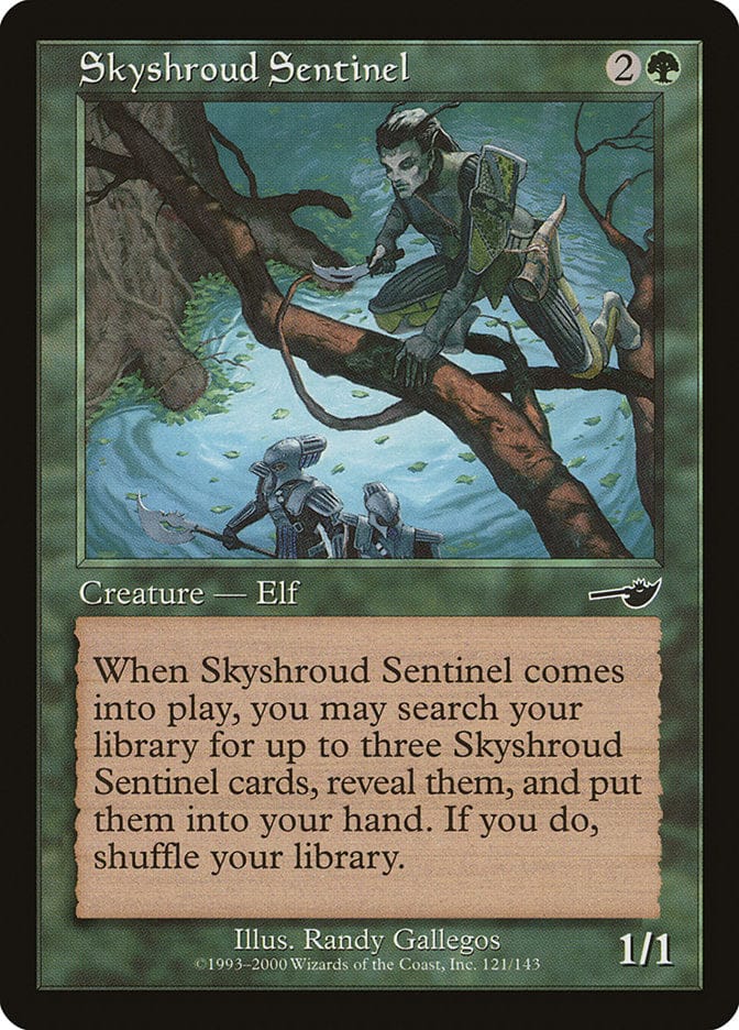 Skyshroud Sentinel [Nemesis] Magic: The Gathering