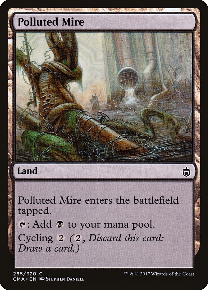 Polluted Mire [Commander Anthology] Magic: The Gathering