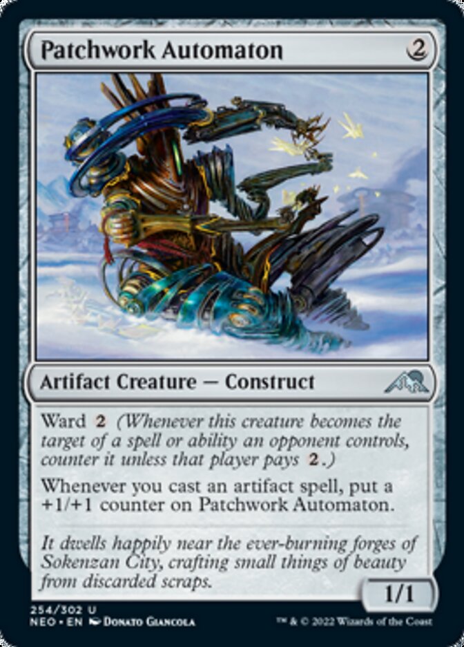 Patchwork Automaton [Kamigawa: Neon Dynasty] Magic: The Gathering