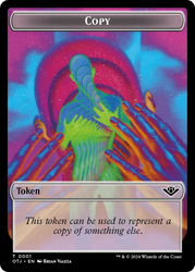 Copy // Plot Double-Sided Token [Outlaws of Thunder Junction Tokens] Magic: The Gathering