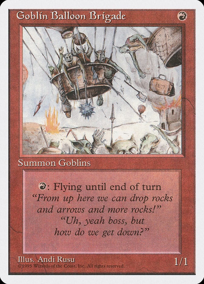 Goblin Balloon Brigade [Fourth Edition] Magic: The Gathering