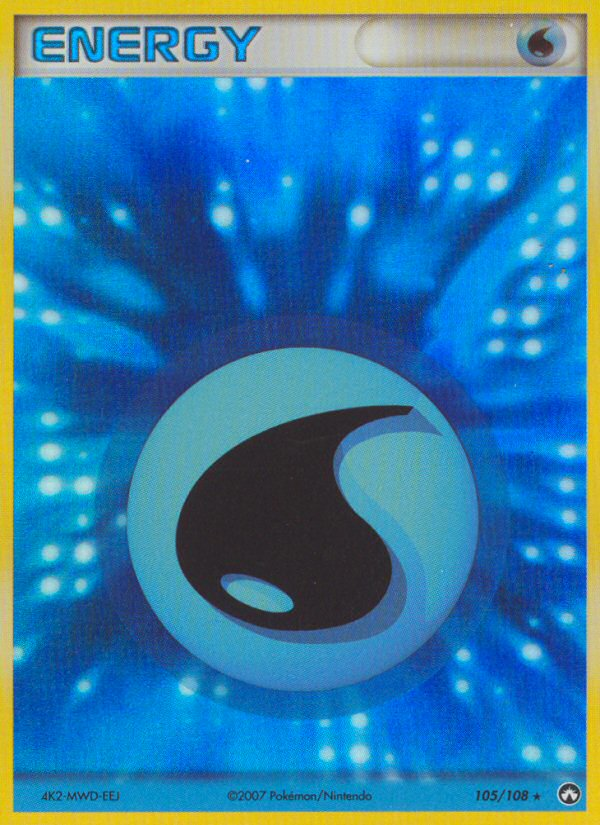 Water Energy (105/108) [EX: Power Keepers] Pokémon
