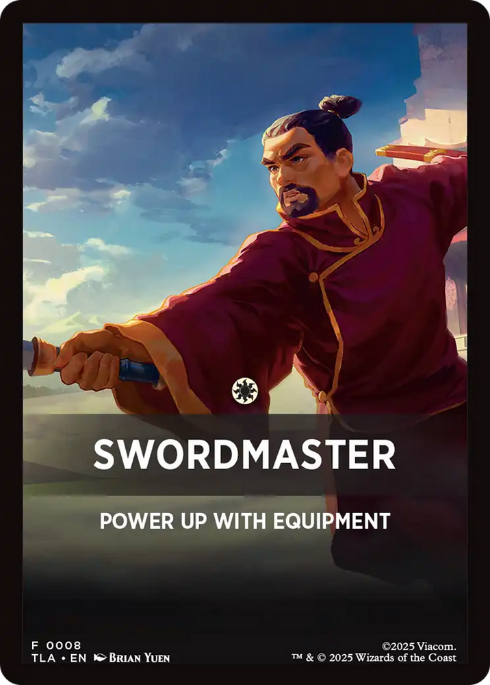 Swordmaster Theme Card [Avatar: The Last Airbender Tokens] Magic: The Gathering