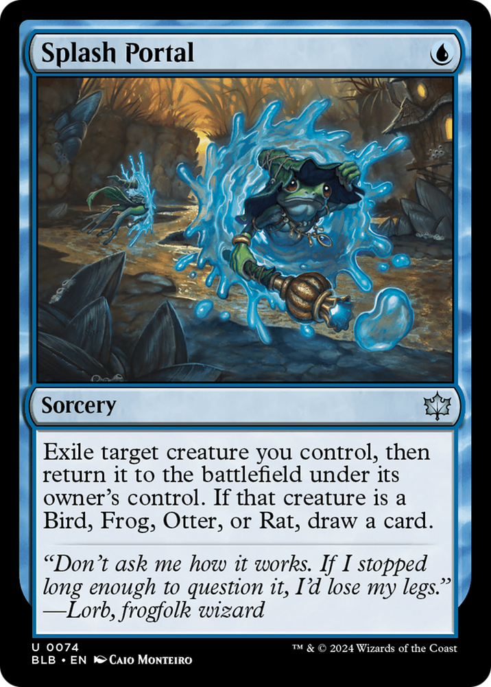 Splash Portal [Bloomburrow] Magic: The Gathering