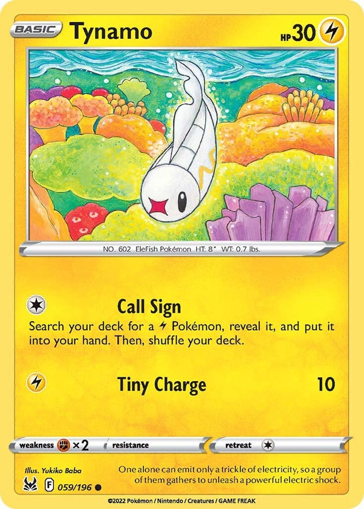 Tynamo (059/196) [Sword & Shield: Lost Origin] Pokémon