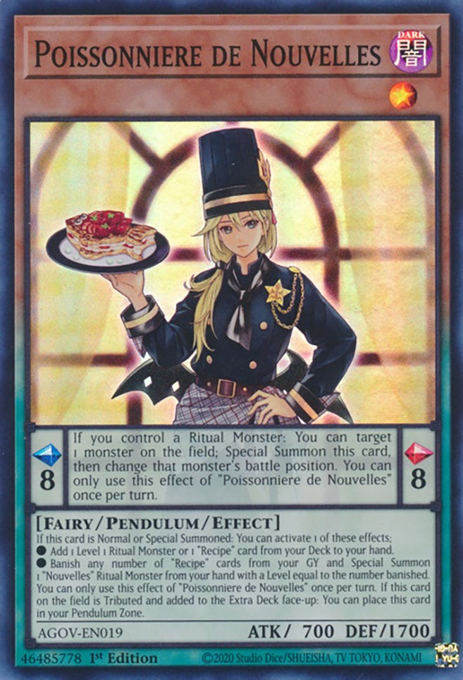 Poissonniere de Nouvelles [AGOV-EN019] Super Rare - Yugioh Cards For Your TCG Needs!
