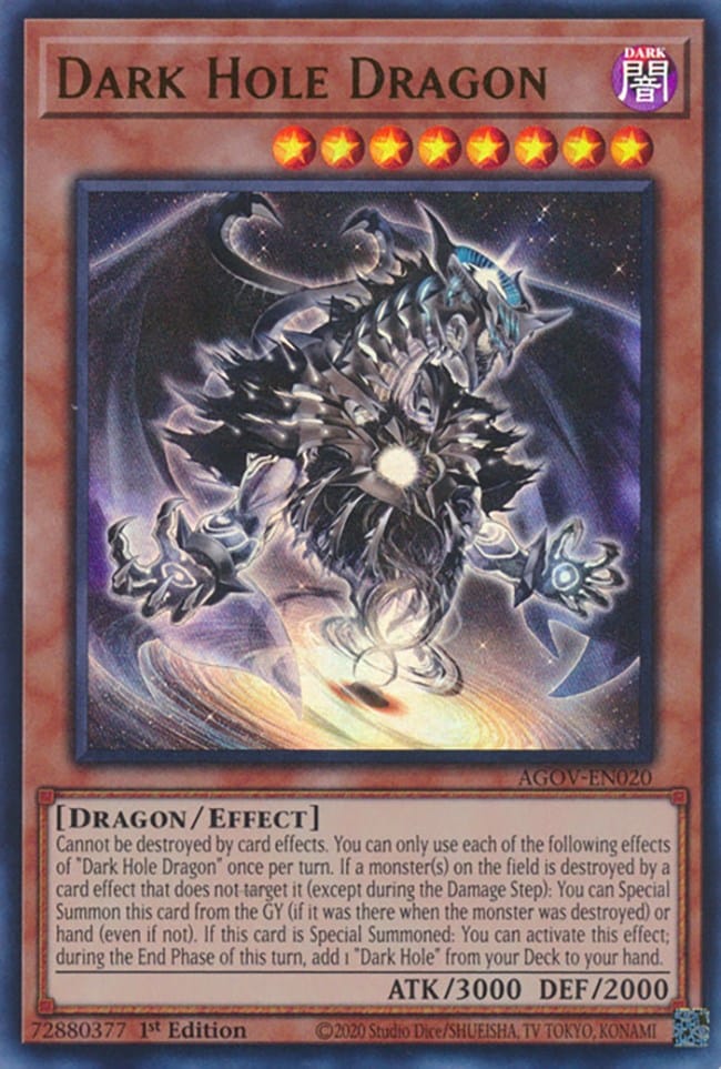 Dark Hole Dragon [AGOV-EN020] Ultra Rare - Yugioh Cards For Your TCG Needs!
